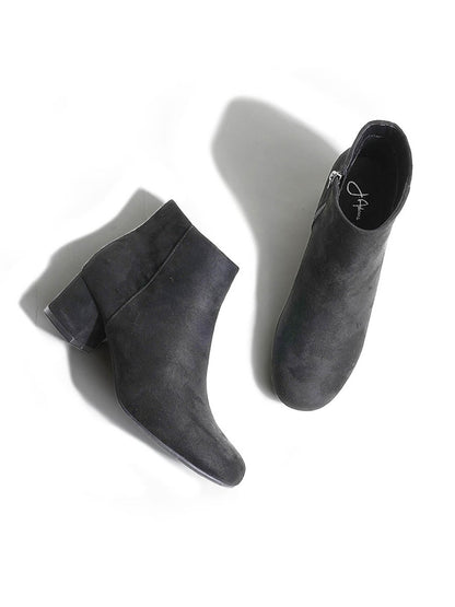 Jody | Black Suede Booties by J.Adams – Don't Panic Shoes