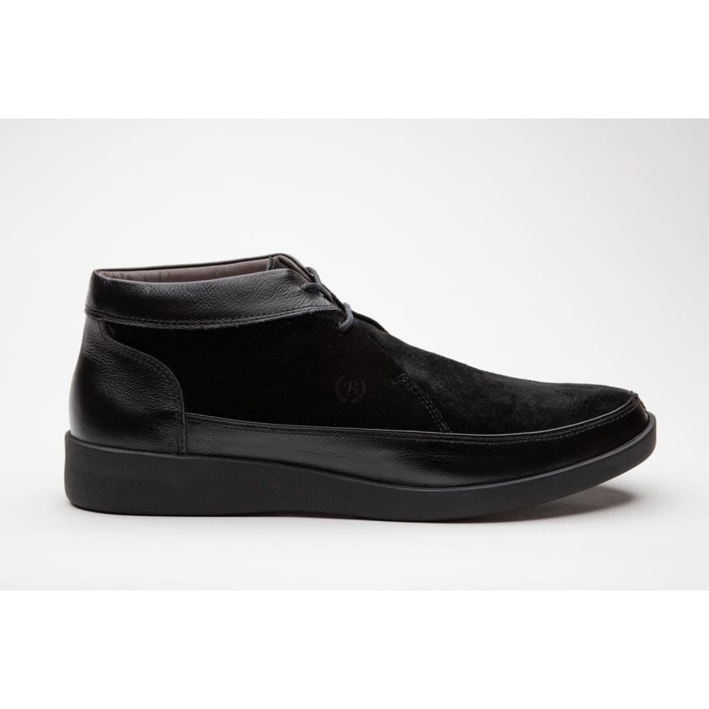 Johnny Famous Bally Style Central Park Men’s Black Suede