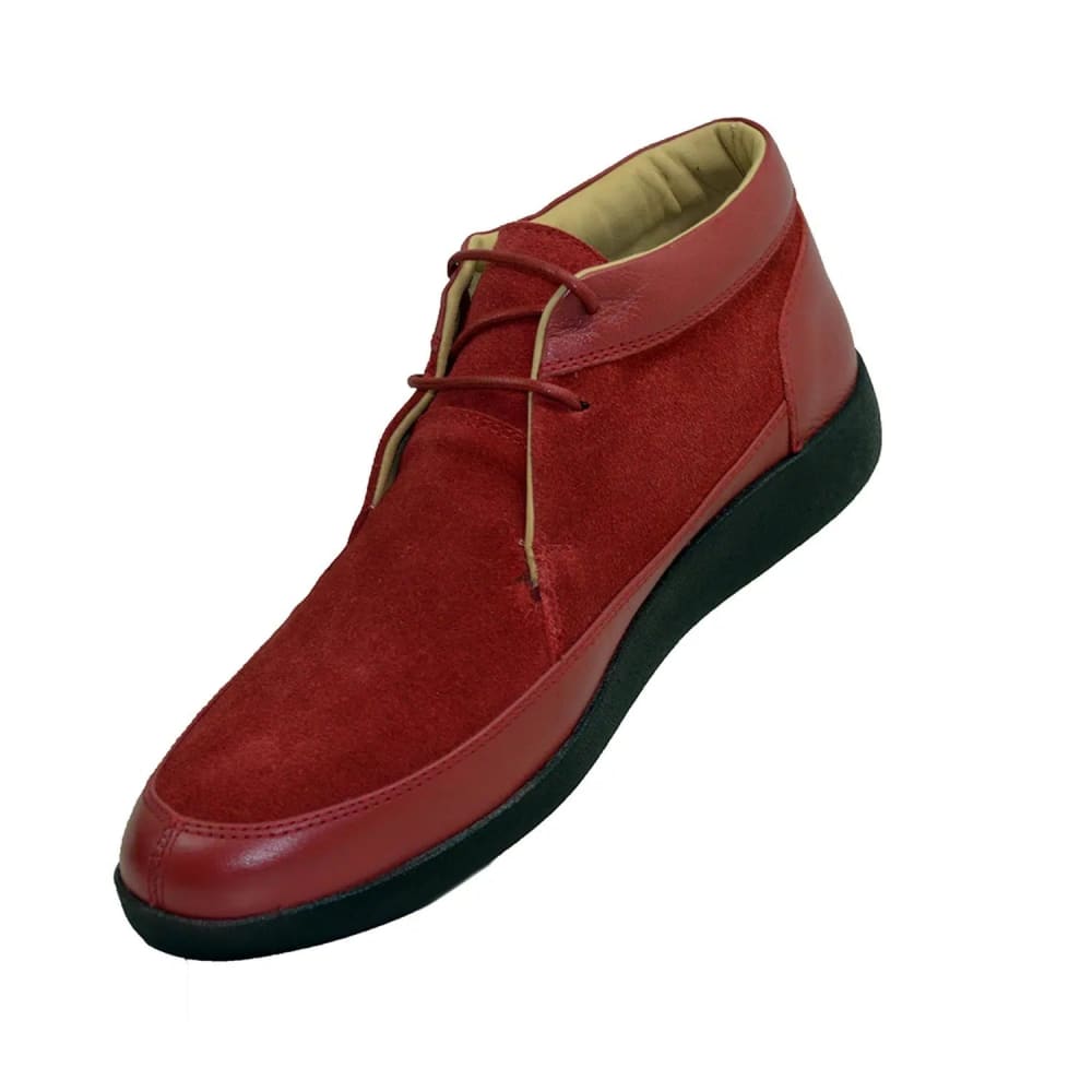 Johnny Famous Bally Style Central Park Men’s Red Suede