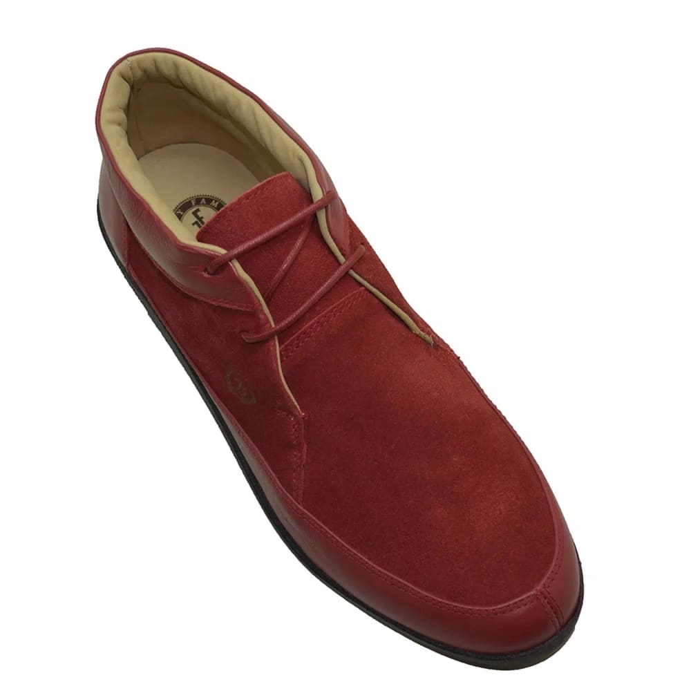 Johnny Famous Bally Style Central Park Men’s Red Suede