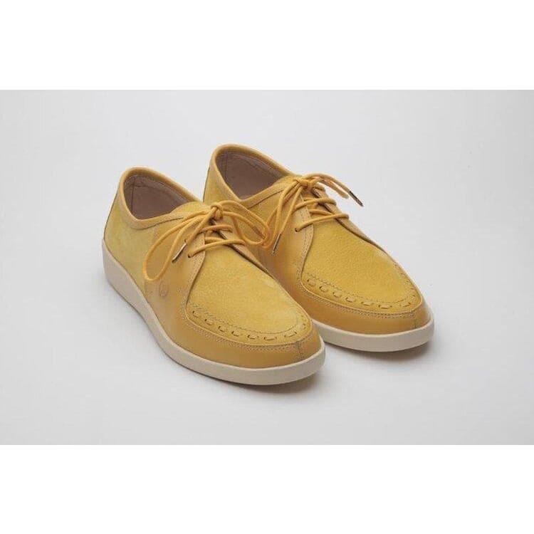 Johnny Famous Bally Style Midtown Men's Yellow Low Tops