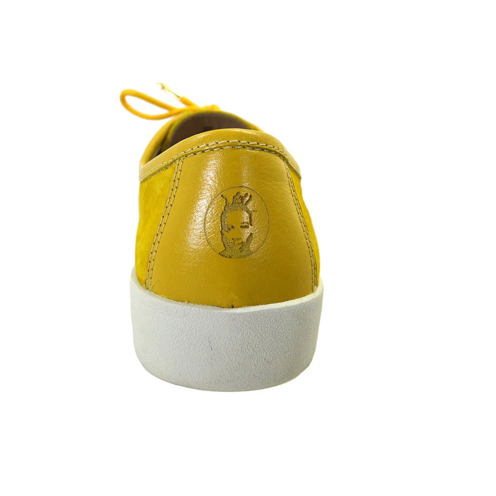Johnny FamouS Bally Style Midtown Odb X Wu - Tang Limited Edition Men’s Low Tops – Yellow Leather – Vintage 80s Vibe Shoes by Johnny Famous – Don't Panic Shoes