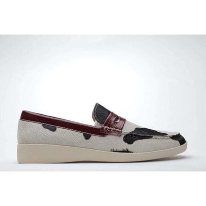 Johnny Famous Bally Style Pony Men's Black Animal Leather Slip Ons Shoes by Johnny Famous – Don't Panic Shoes