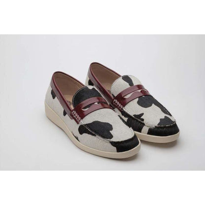 Johnny Famous Bally Style Pony Men's Black Animal Leather Slip Ons Shoes by Johnny Famous – Don't Panic Shoes