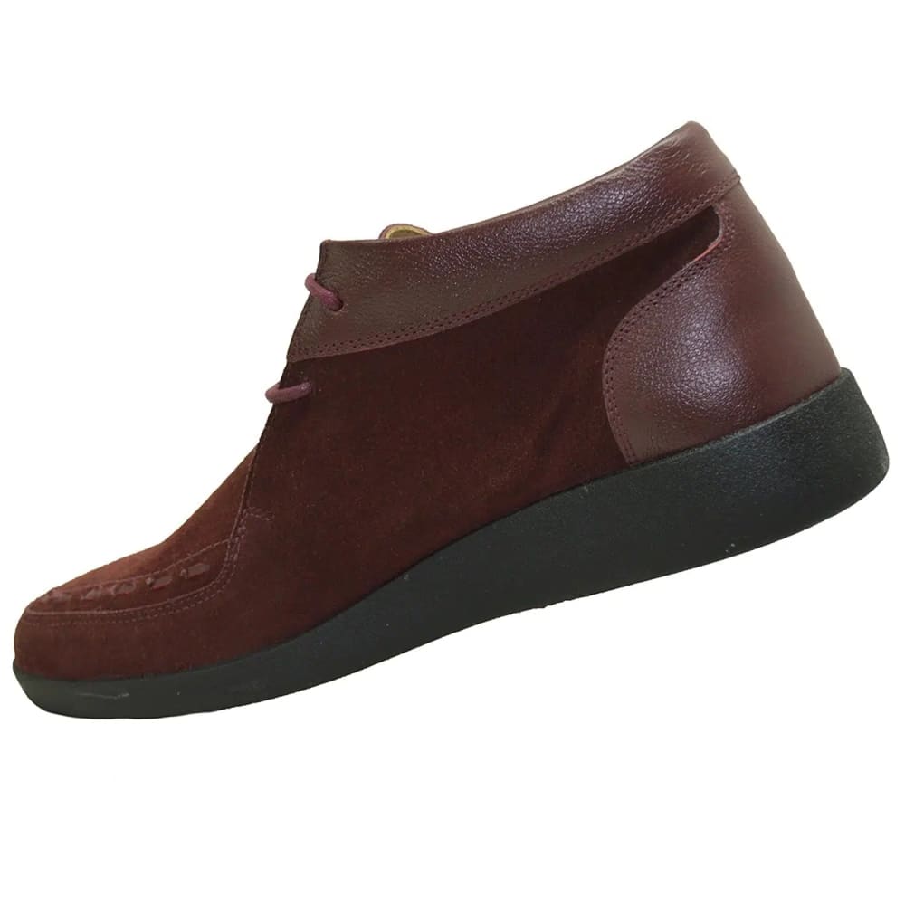 Johnny Famous Bally Style Soho Men’s Burgundy Suede High Top