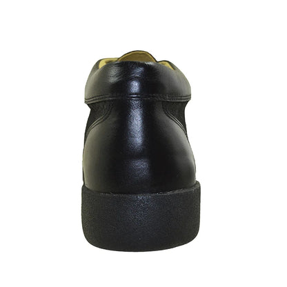 Johnny FamouS Bally Style Soho Men’s High Tops – Black Leather – Vintage 80s Vibe Shoes by Johnny Famous – Don't Panic Shoes