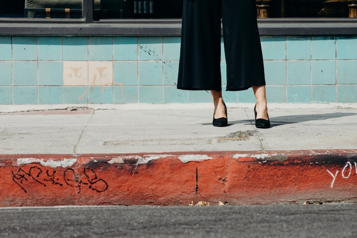 Jolie | Black Suede Heels by J.Adams – Don't Panic Shoes