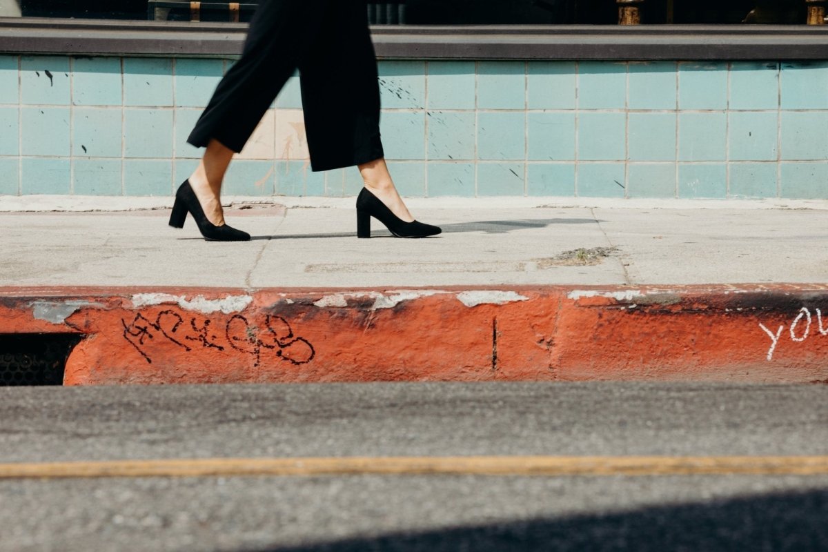 Jolie | Black Suede Heels by J.Adams – Don't Panic Shoes