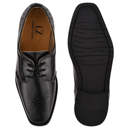 Jonas Leather Oxford Style Dress Shoes Shoes by Libertyzeno – Don't Panic Shoes