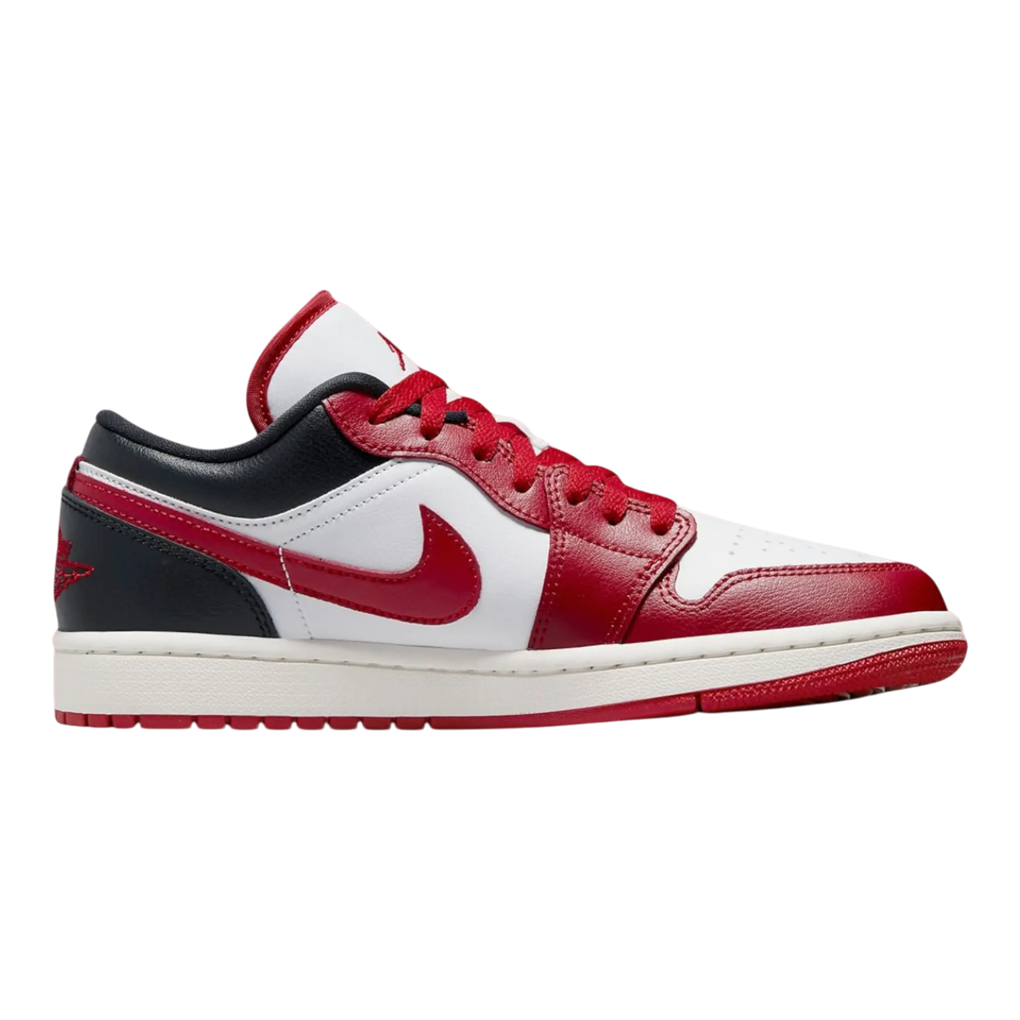 Jordan 1 Low Women Sneakers White Gym Red Black Sail