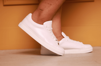 Jordin Sneakers White Shoes by Vaila Shoes – Don't Panic Shoes