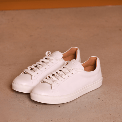Jordin Sneakers White Shoes by Vaila Shoes – Don't Panic Shoes