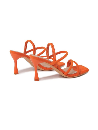 Julie | Orange Heels by J.Adams – Don't Panic Shoes