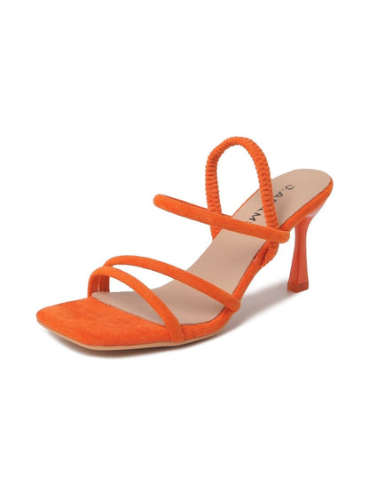 Julie | Orange Heels by J.Adams – Don't Panic Shoes