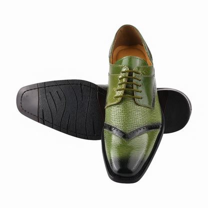 Kazma Leather Oxford Style Lace Up Dress Shoes Shoes by Libertyzeno – Don't Panic Shoes