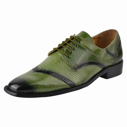 Kazma Leather Oxford Style Lace Up Dress Shoes Shoes by Libertyzeno – Don't Panic Shoes
