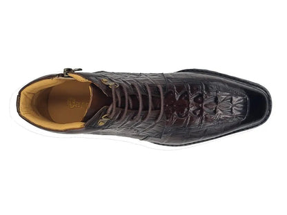 Kb Alligator Embossed Men's Leather Boots Kb516 - 50 Boots by Carrucci Shoes – Don't Panic Shoes