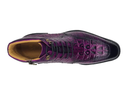 Kb Alligator Embossed Men's Leather Boots Kb516 - 50 Boots by Carrucci Shoes – Don't Panic Shoes