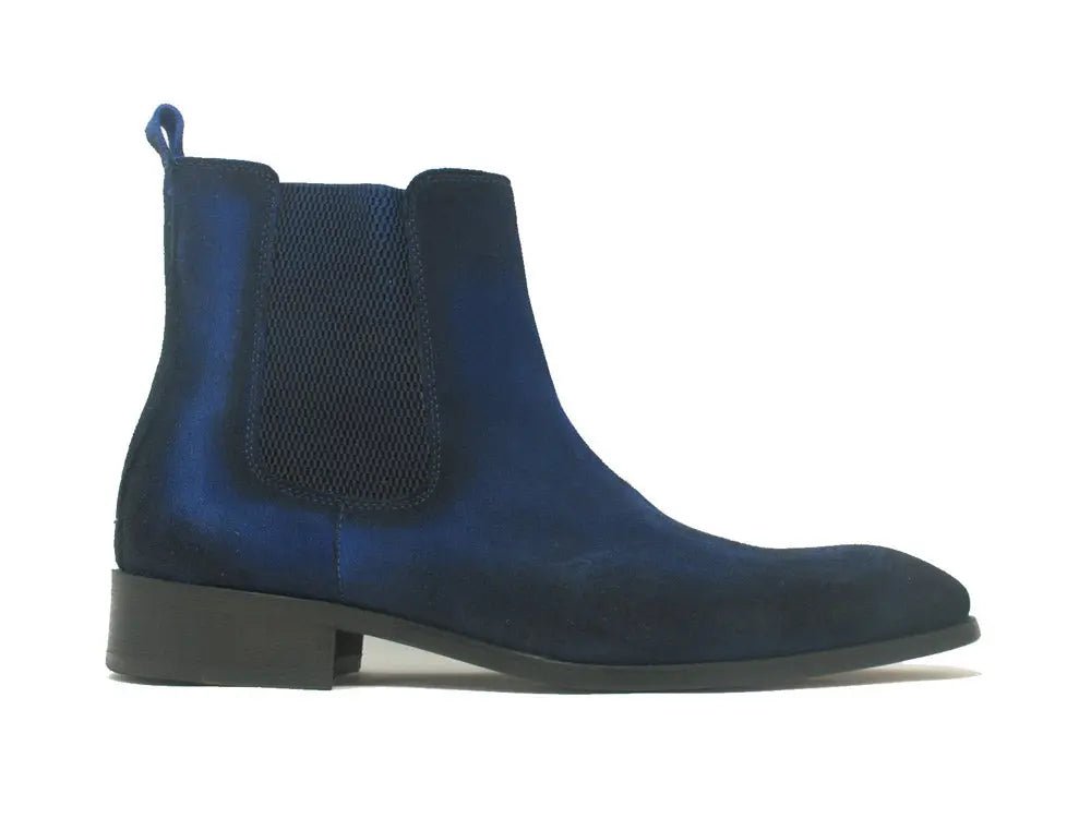 Kb Leather Suede Chelsea High Boots Leather Suede Kb478 - 108s Boots by Carrucci Shoes – Don't Panic Shoes