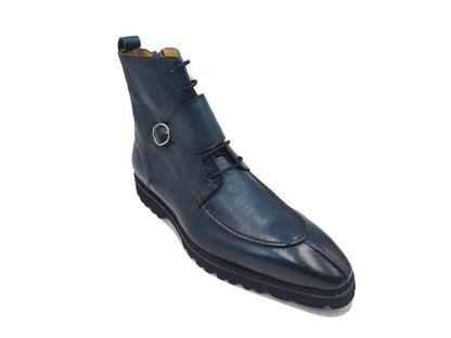 Kb Rugged Split Toe Lace Up Boot Leather Boot Kb480 - 03 Boots by Carrucci Shoes – Don't Panic Shoes