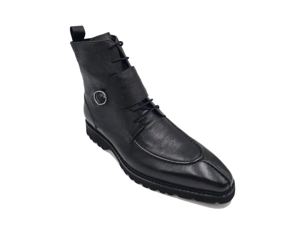 Kb Rugged Split Toe Lace Up Boot Leather Boot Kb480 - 03 Boots by Carrucci Shoes – Don't Panic Shoes