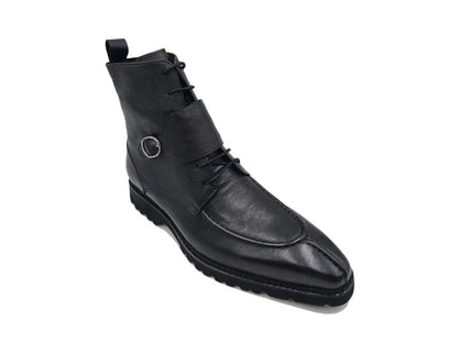 Kb Rugged Split Toe Lace Up Boot Leather Boot Kb480 - 03 Boots by Carrucci Shoes – Don't Panic Shoes