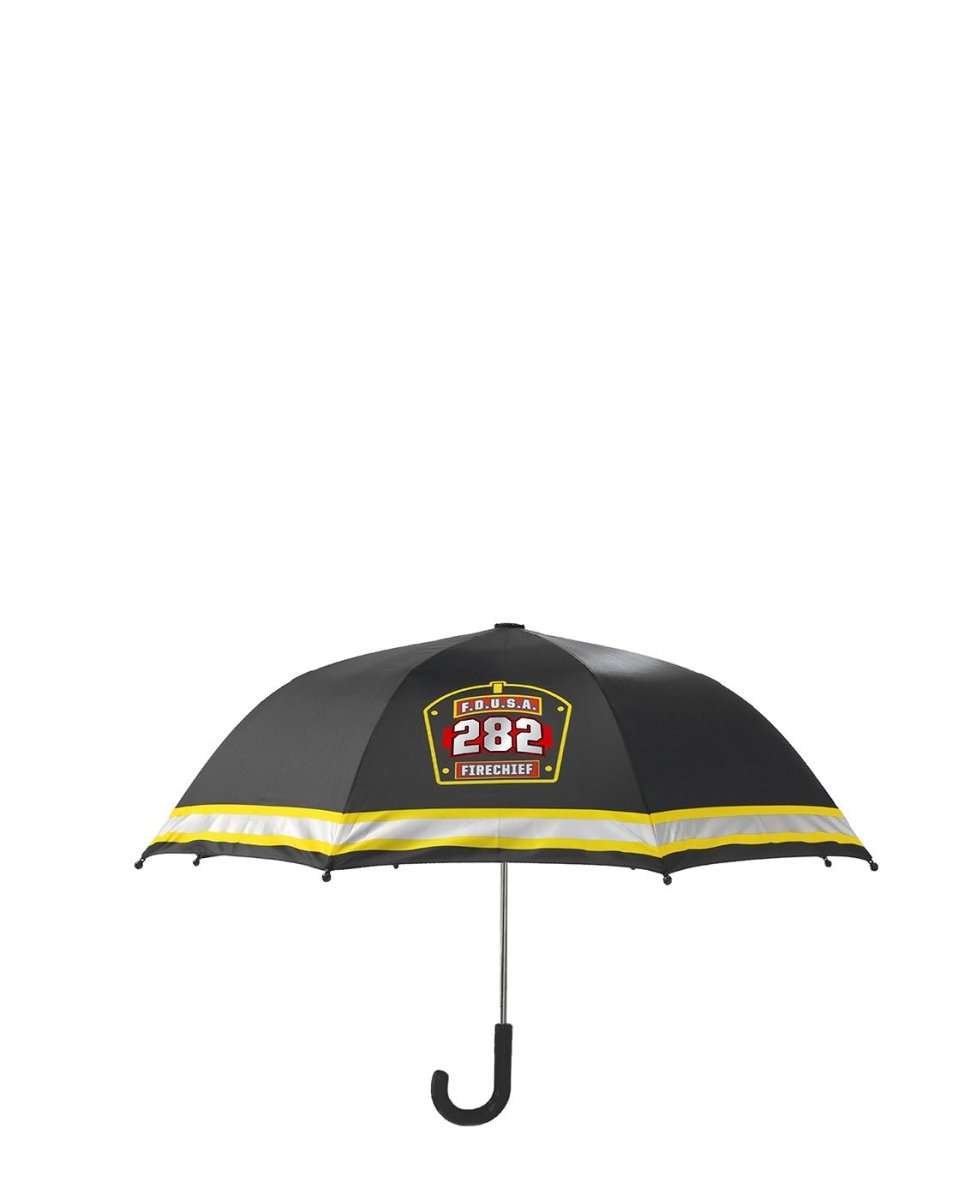 Kids 282 F.D.U.S.A. Firechief Umbrella - Black Umbrellas by Western Chief Kids' – Don't Panic Shoes