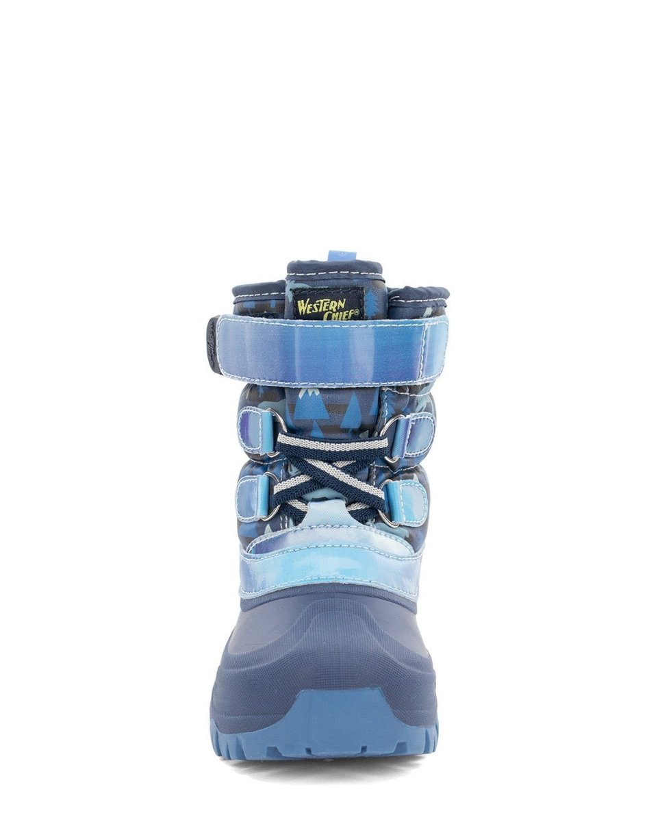 Kids Ascend Faux Fur Cold Weather Boot - Navy Snow Boots by Western Chief Kids' – Don't Panic Shoes