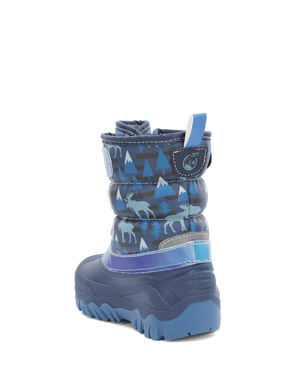 Kids Ascend Faux Fur Cold Weather Boot - Navy Snow Boots by Western Chief Kids' – Don't Panic Shoes