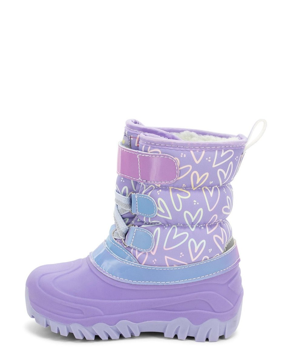 Kids Ascend Faux Fur Cold Weather Boot - Purple Snow Boots by Western Chief Kids' – Don't Panic Shoes