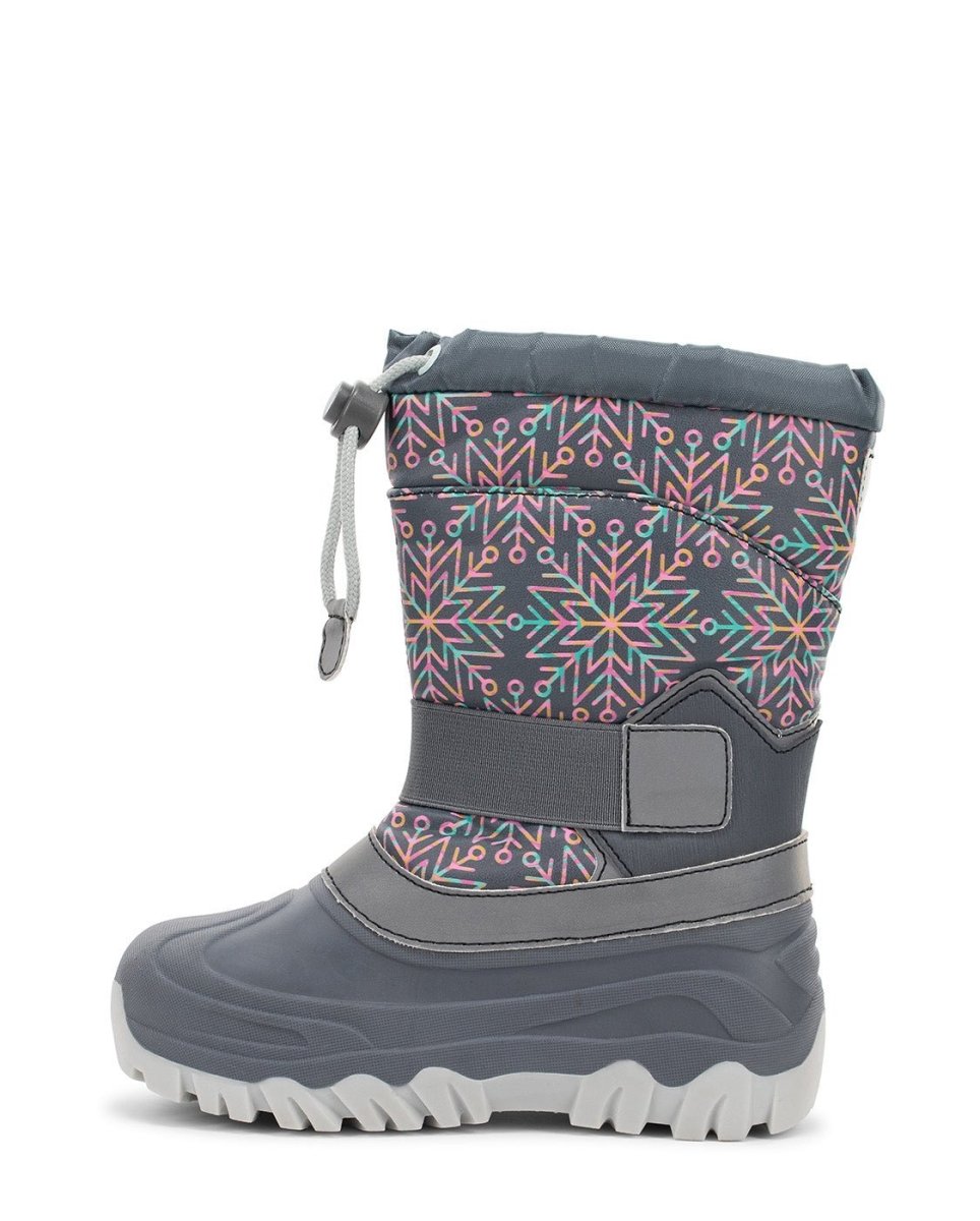Kids Blizzard Youth Cold Weather Boot - Gray Snow Boots by Western Chief Kids' – Don't Panic Shoes