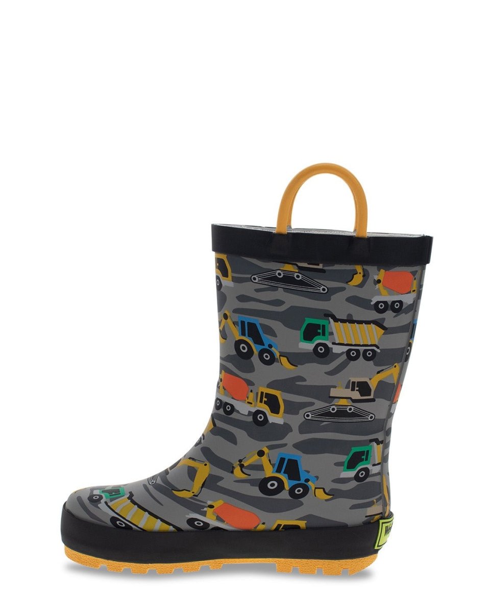 Kids Construction Rain Boot - Gray Rain Boots by Western Chief Kids' – Don't Panic Shoes