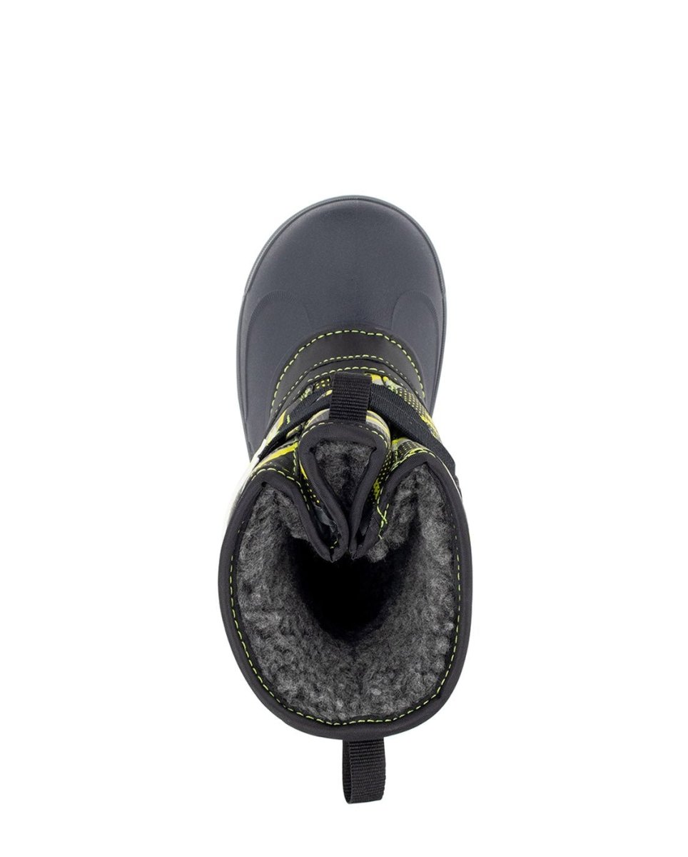 Kids Denali Lighted Faux Fur Cold Weather Boot - Charcoal Snow Boots by Western Chief Kids' – Don't Panic Shoes