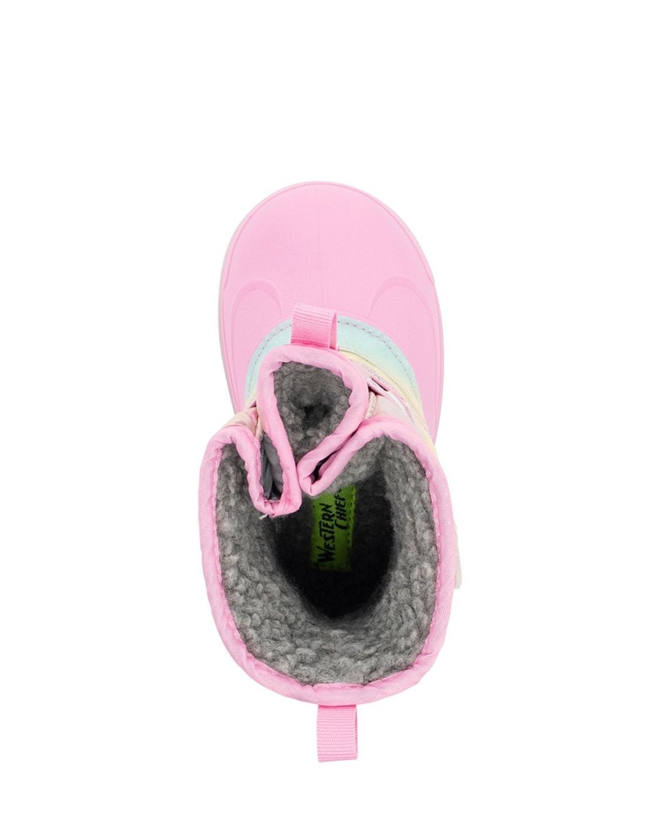 Kids Denali Lighted Faux Fur Cold Weather Boot - Pink Snow Boots by Western Chief Kids' – Don't Panic Shoes