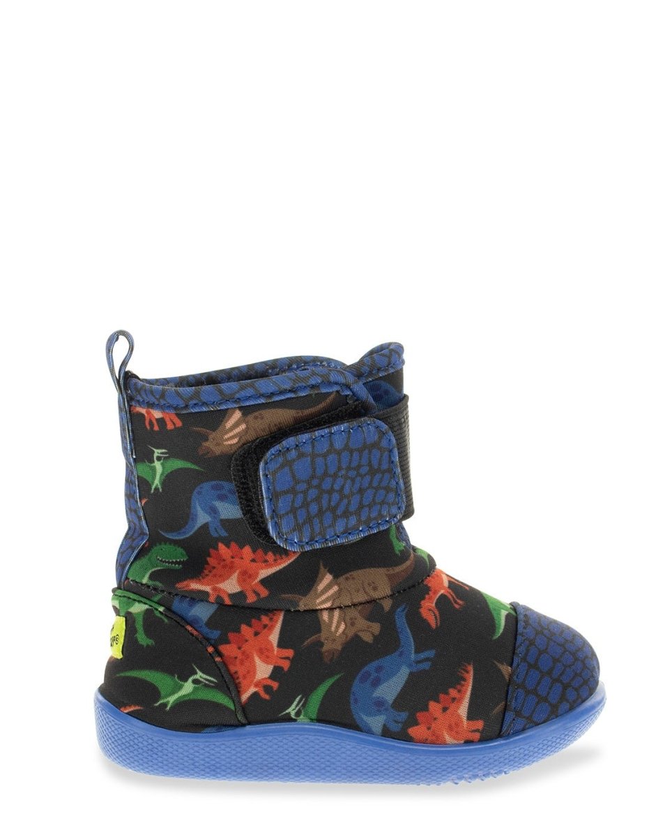 Kids Dinosaur World Baby Boot - Black Slippers by Western Chief Kids' Sale – Don't Panic Shoes