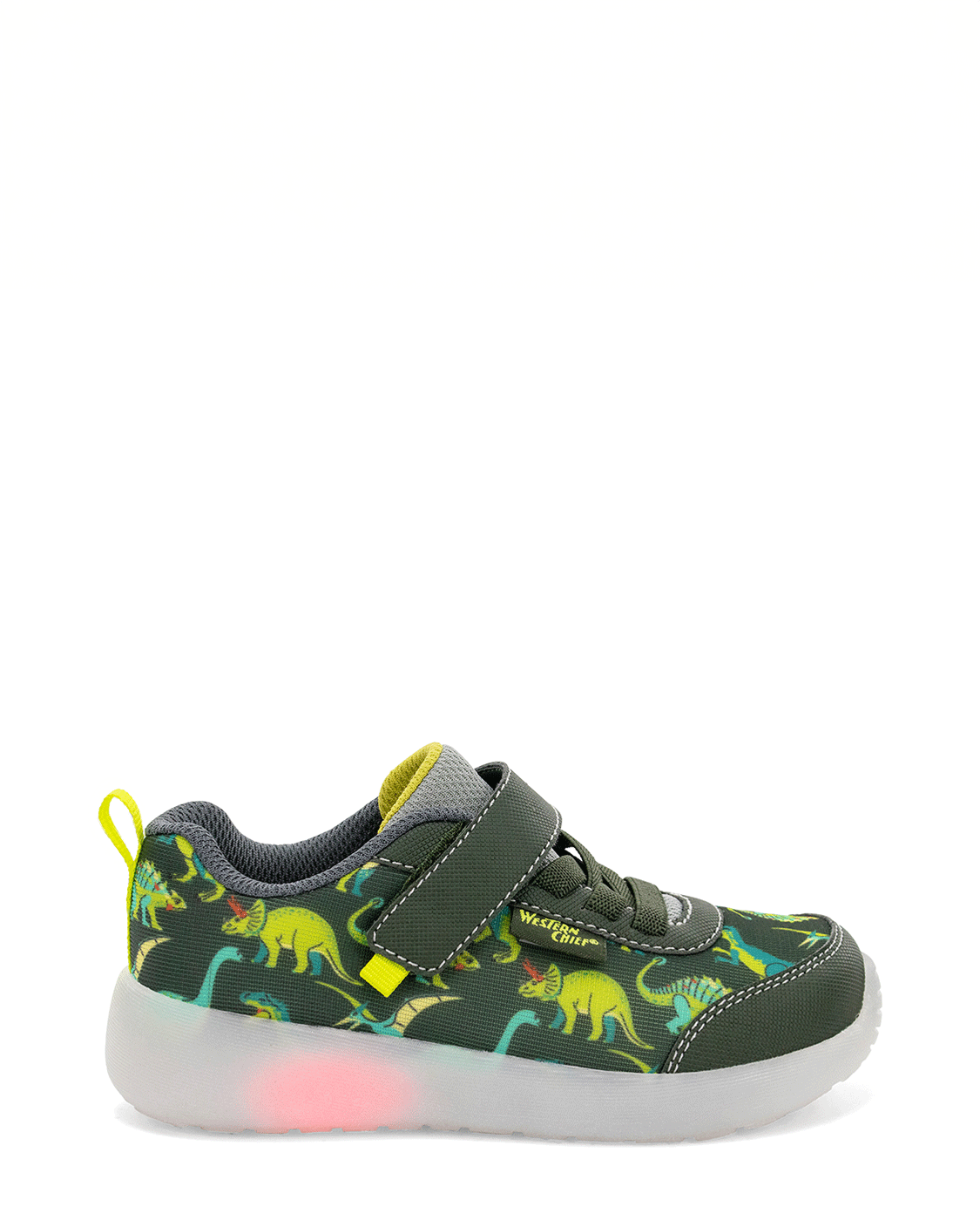 Kids Lighted Flash Feet Sneaker - Green