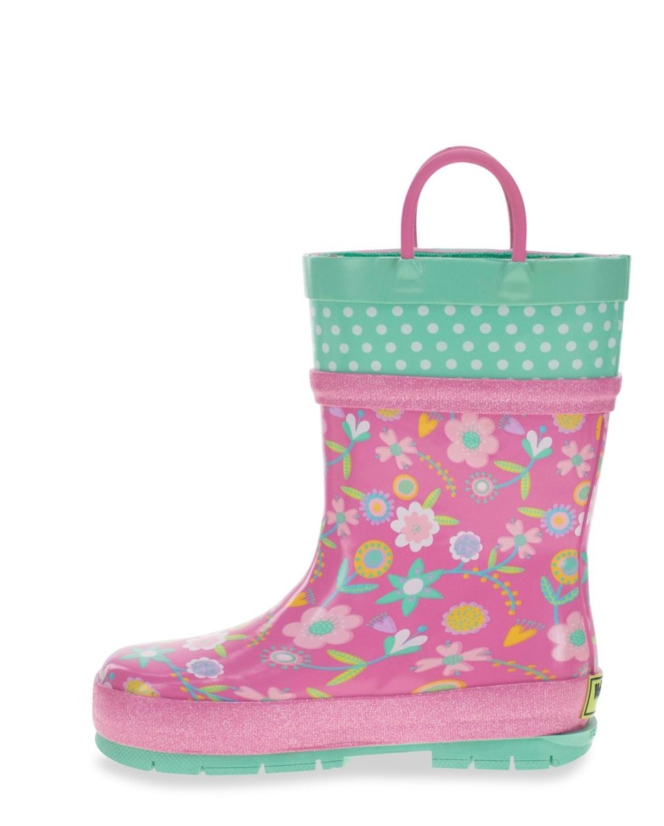 Kids Flutter Rain Boot - Pink Rain Boots by Western Chief Kids' Sale – Don't Panic Shoes