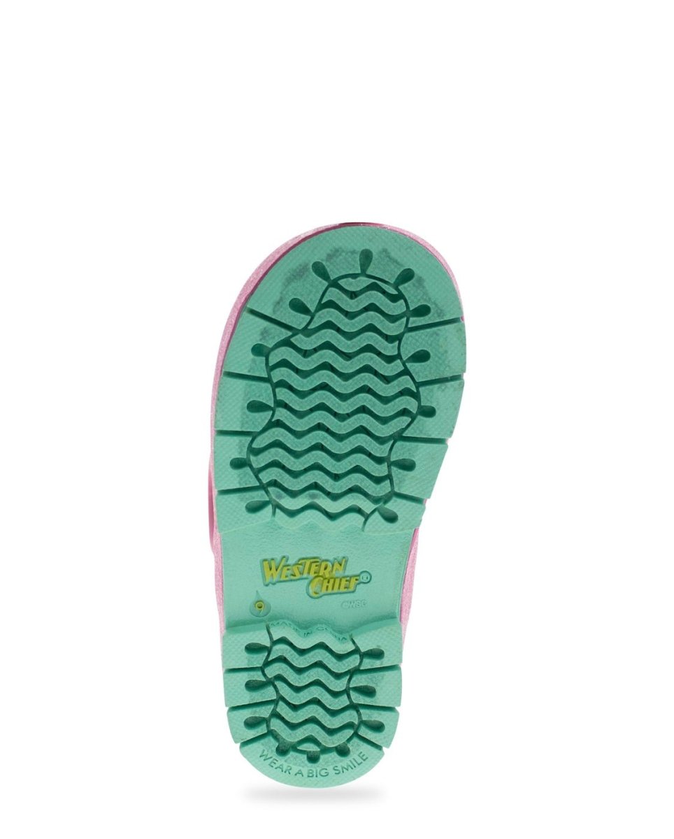 Kids Flutter Rain Boot - Pink Rain Boots by Western Chief Kids' Sale – Don't Panic Shoes