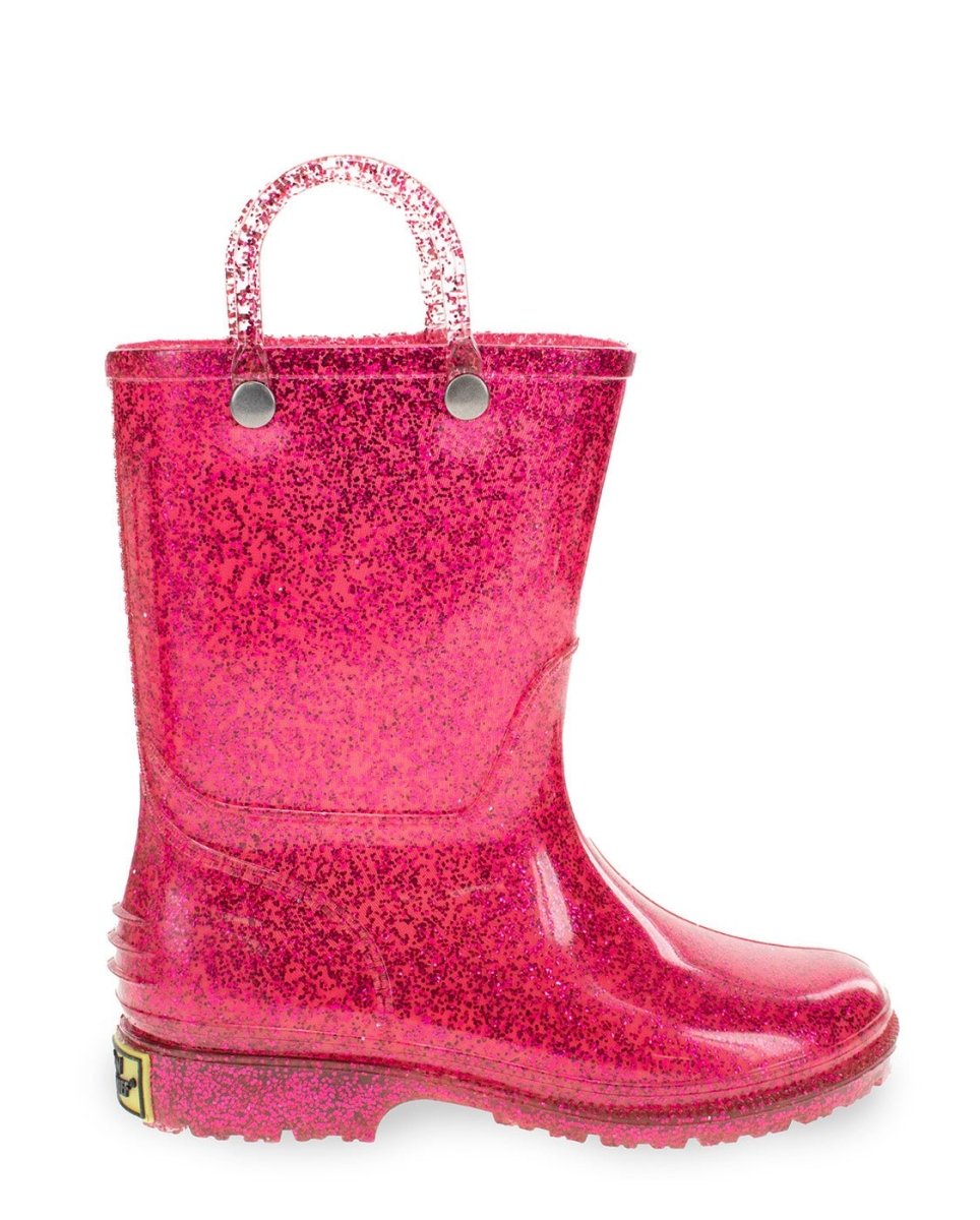 Kids Glitter Rain Boot - Hot Pink Rain Boots by Western Chief Kids' – Don't Panic Shoes