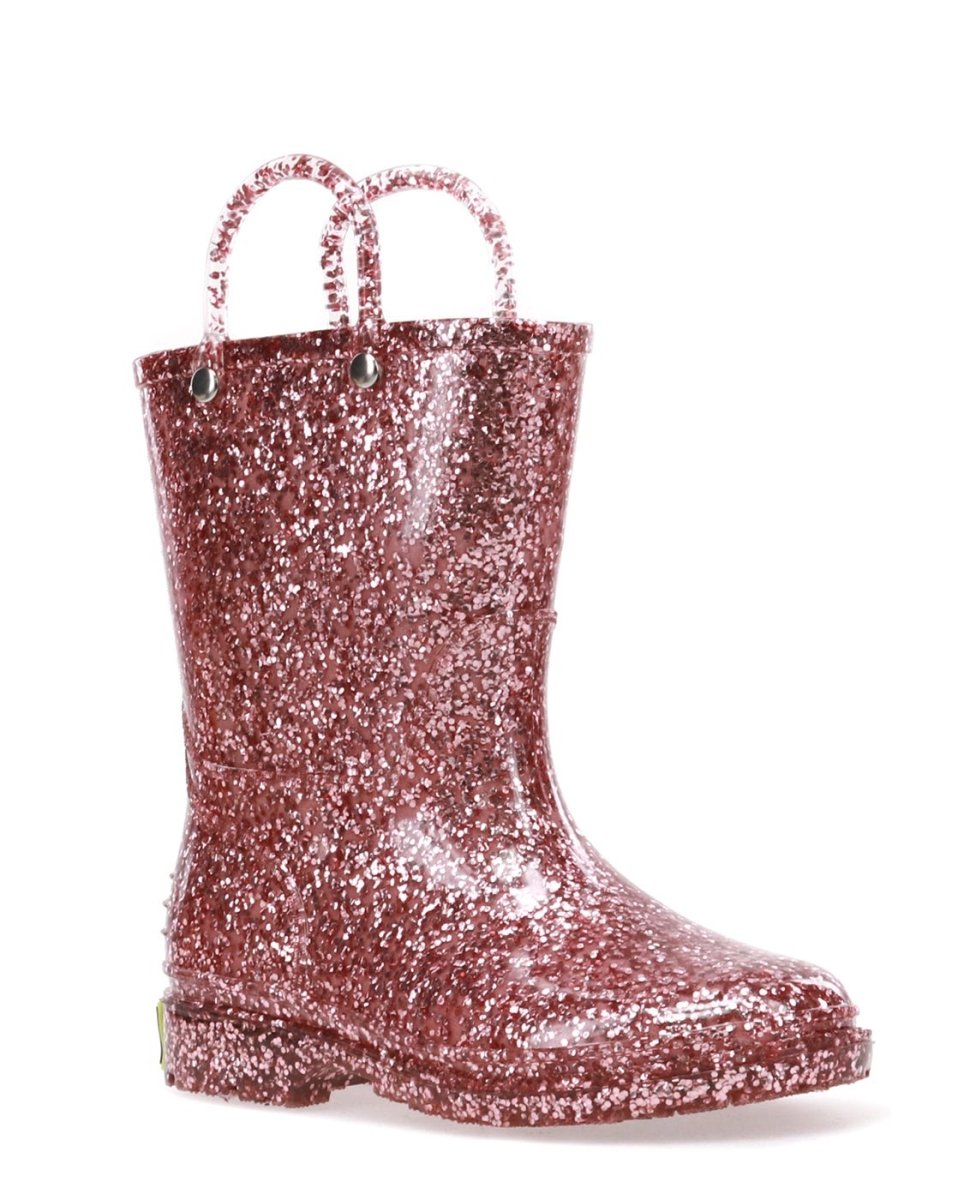 Kids Glitter Rain Boot - Rose Gold Rain Boots by Western Chief Kids' – Don't Panic Shoes