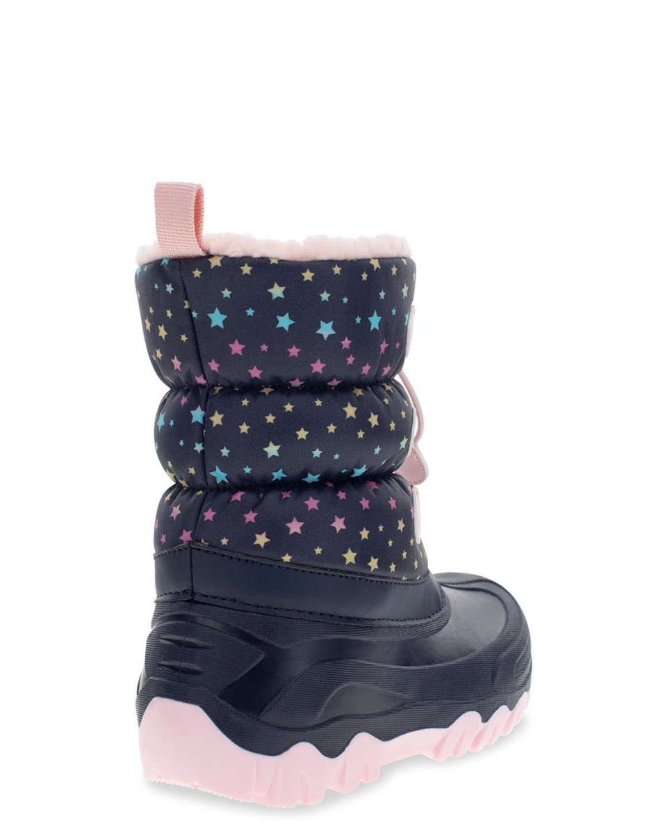 Kids Gradient Stars Faux Fur Snow Boot - Navy Snow Boots by Western Chief Kids' – Don't Panic Shoes