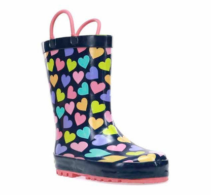 Kids Happy Hearts Rain Boot - Multi Rain Boots by Western Chief Kids' – Don't Panic Shoes
