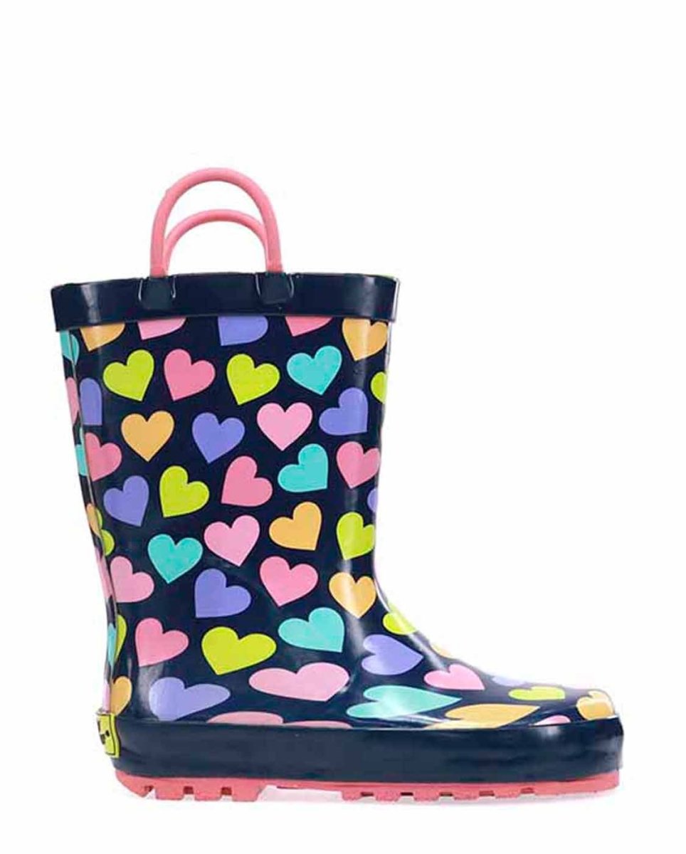 Kids Happy Hearts Rain Boot - Multi Rain Boots by Western Chief Kids' – Don't Panic Shoes