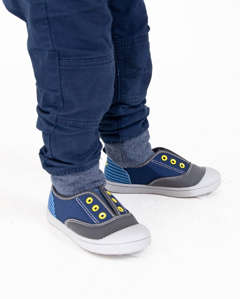 Kids Jetty Color Block Slip On - Navy Sneakers by Western Chief Kids' Sale – Don't Panic Shoes