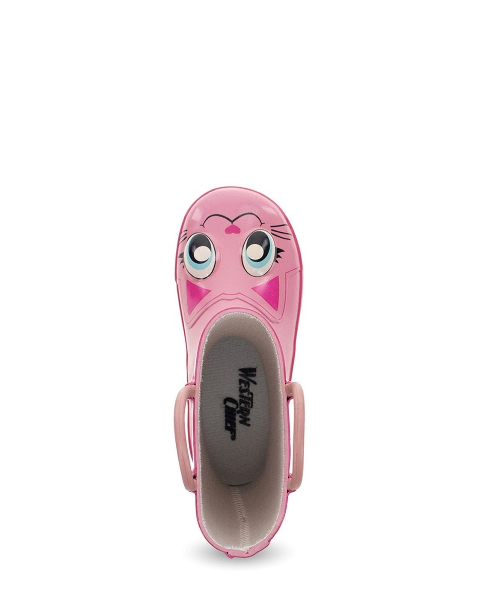 Kids Khloe Cat Rain Boot - Pink Rain Boots by Western Chief Kids' – Don't Panic Shoes