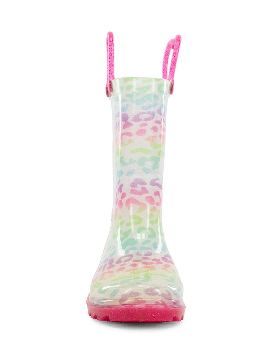 Kids Leopard Lighted Rain Boot - Multi Rain Boots by Western Chief Kids' – Don't Panic Shoes