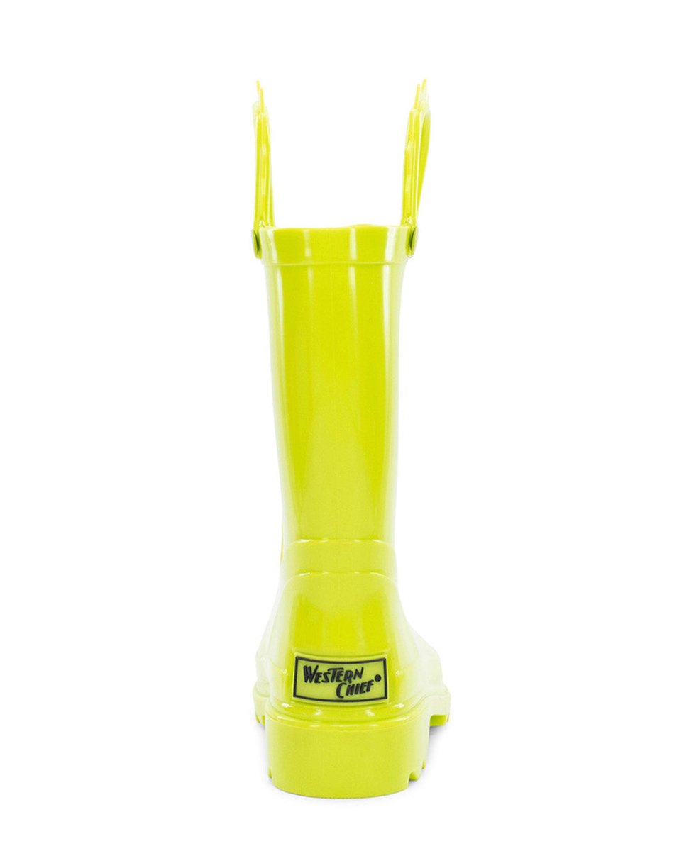 Kids Neon Rain Boot - Neon Green Rain Boots by Western Chief Kids' – Don't Panic Shoes
