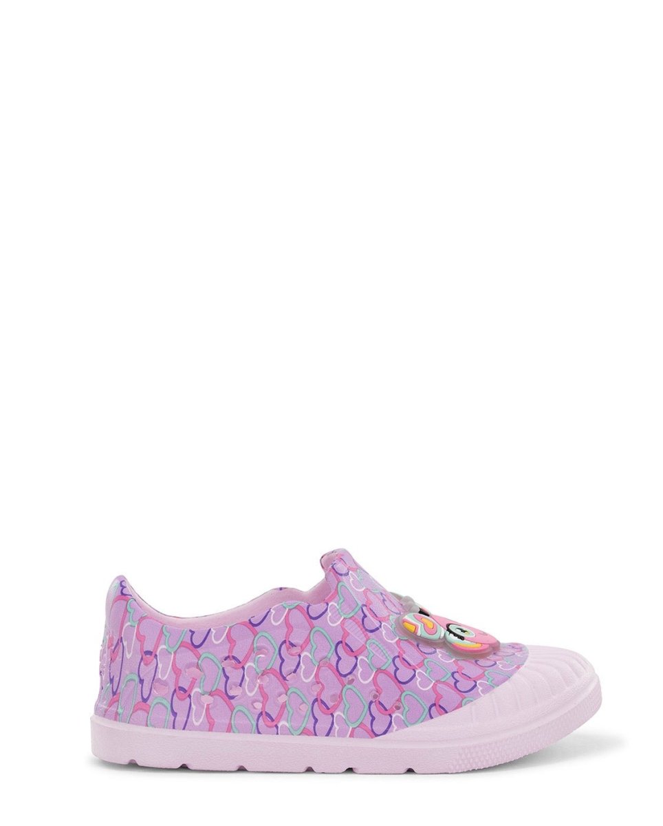 Kids Parker Butterfly Slip On - Lilac Sandals by Western Chief Kids' – Don't Panic Shoes