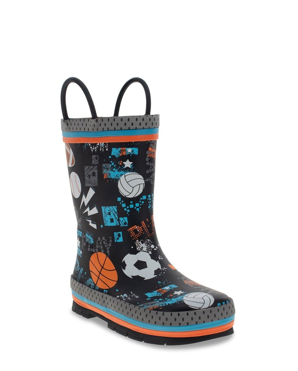 Kids Play Ball Rain Boot - Black Rain Boots by Western Chief Kids' Sale – Don't Panic Shoes