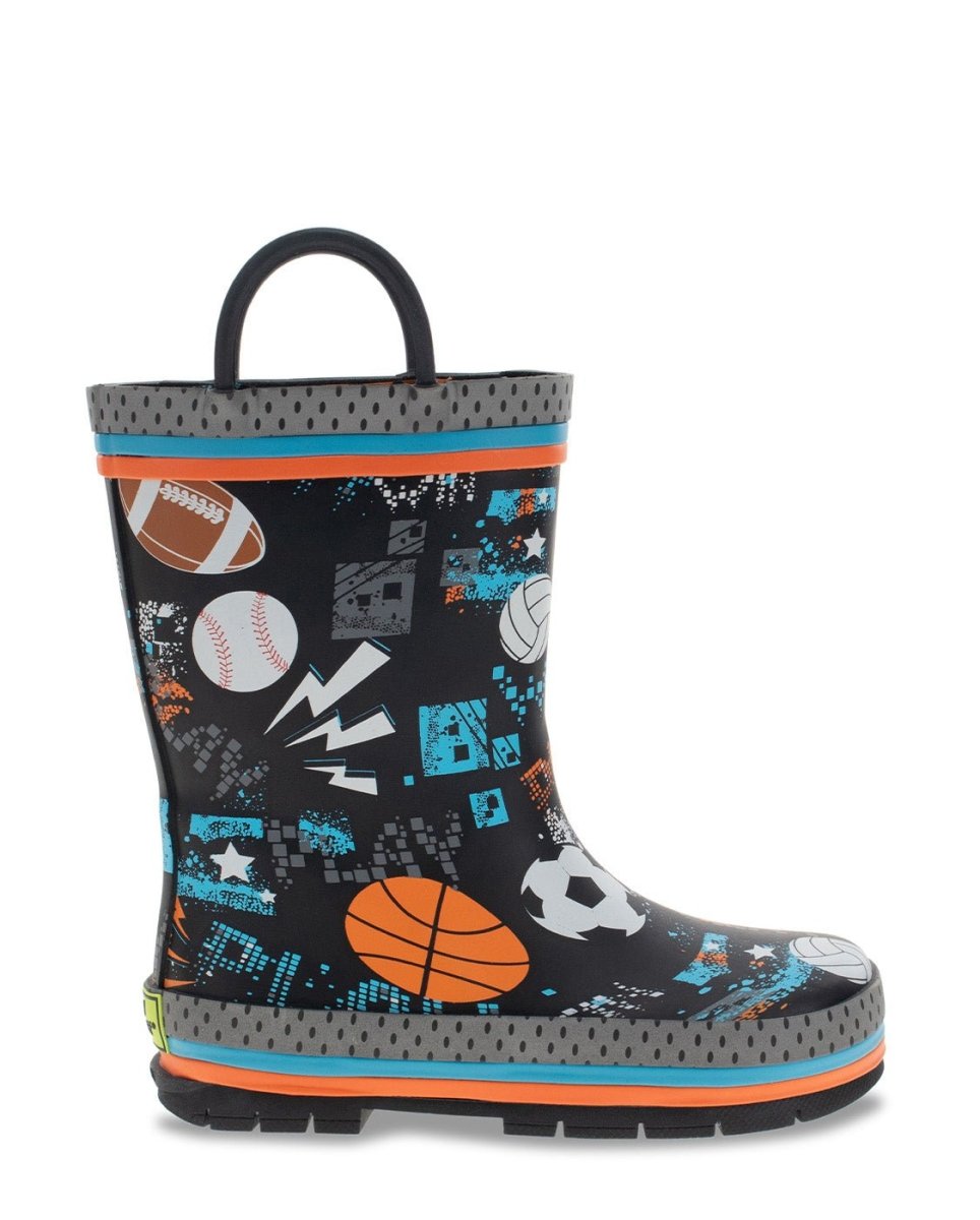 Kids Play Ball Rain Boot - Black Rain Boots by Western Chief Kids' Sale – Don't Panic Shoes